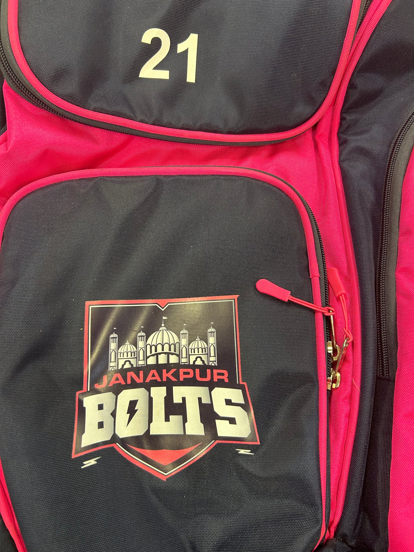 Janakpur Bolts 2024 Nepal Premier League Player Issue Rucksack