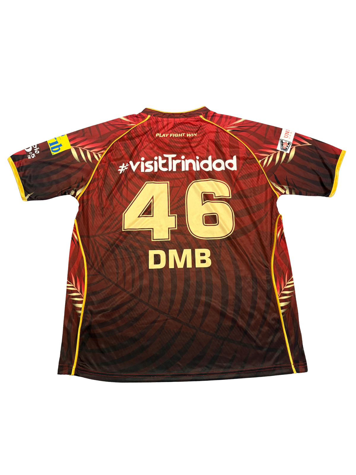 Darren Bravo Trinbago Knight Riders 2025 CPL Match Issue SS Playing Shirt