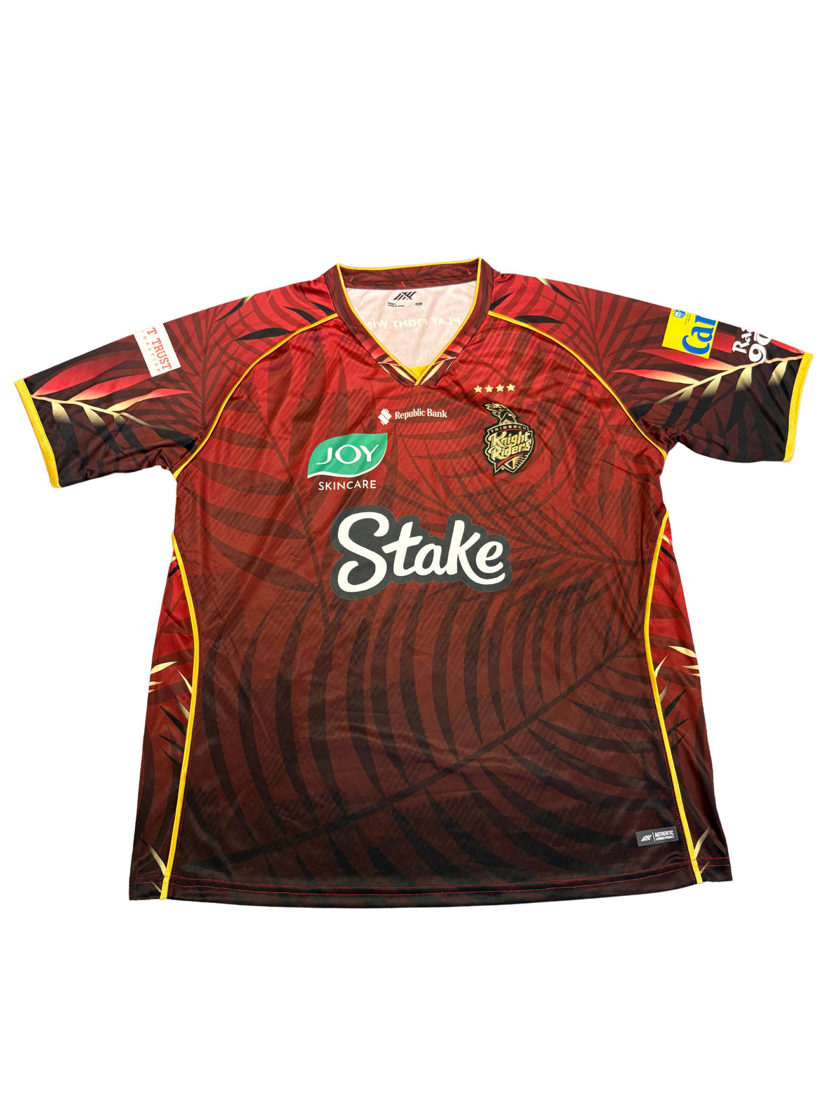 Kieron Pollard Trinbago Knight Riders 2025 CPL Match Issue SS Playing Shirt