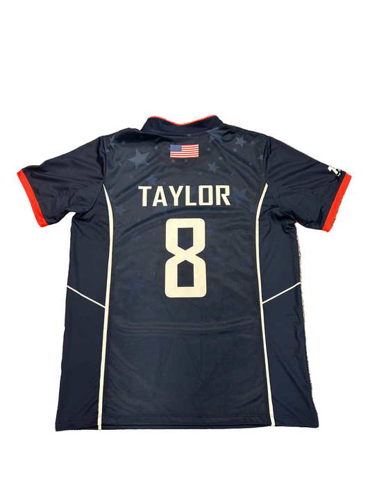 Steven Taylor USA 2023 T20 Match Worn SS Playing Shirt