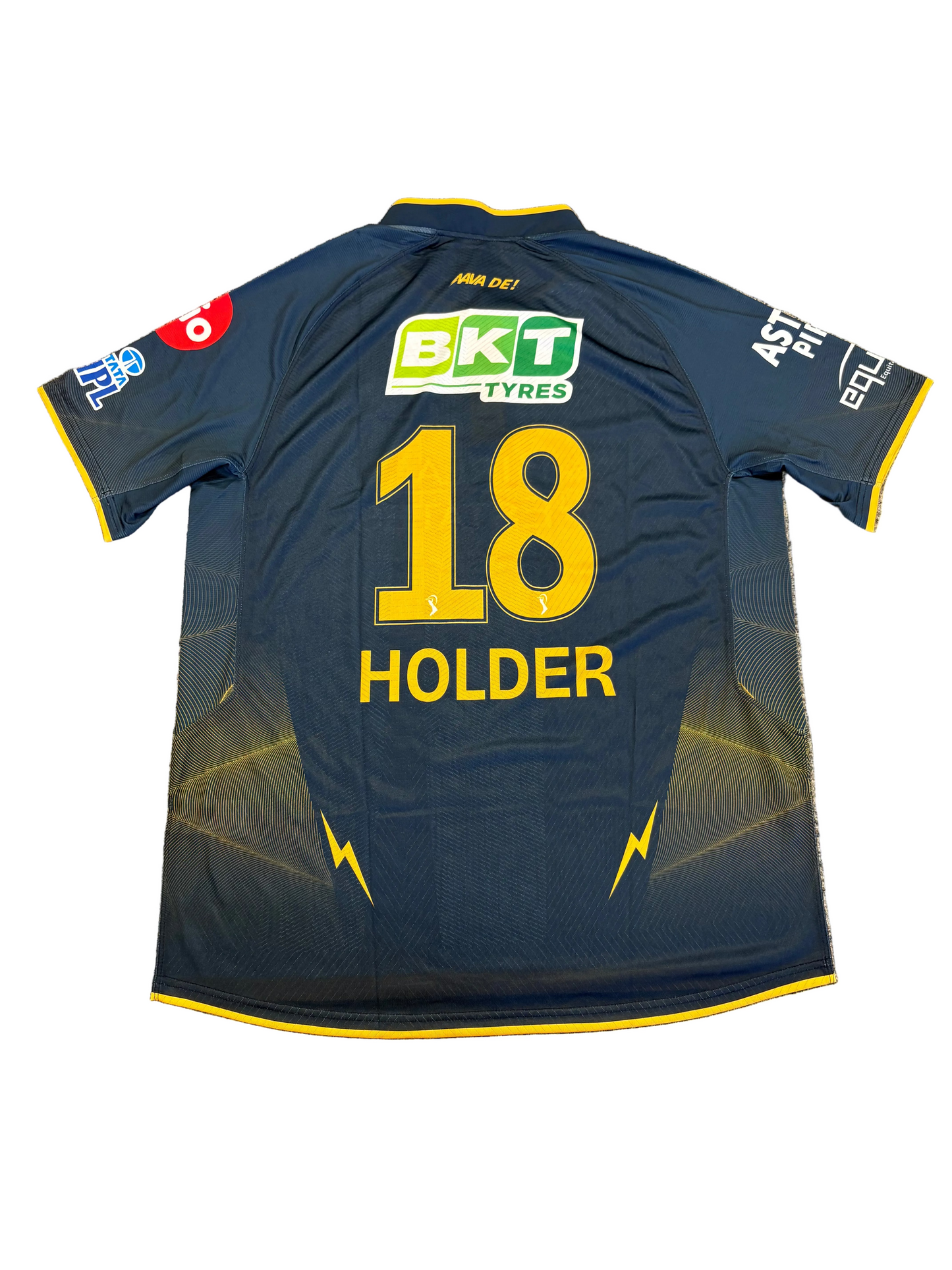 Jason Holder Gujarat Titans 2026 IPL Match Issue SS Playing Shirt
