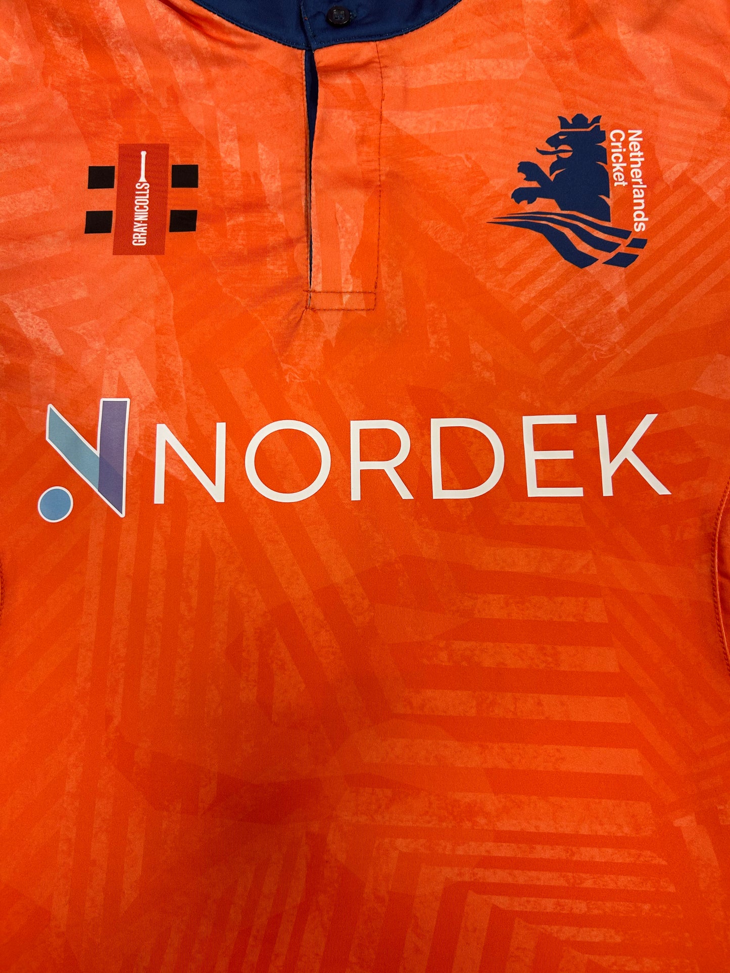 Aryan Dutt Netherlands 2024 ODI Match Worn SS Playing Shirt