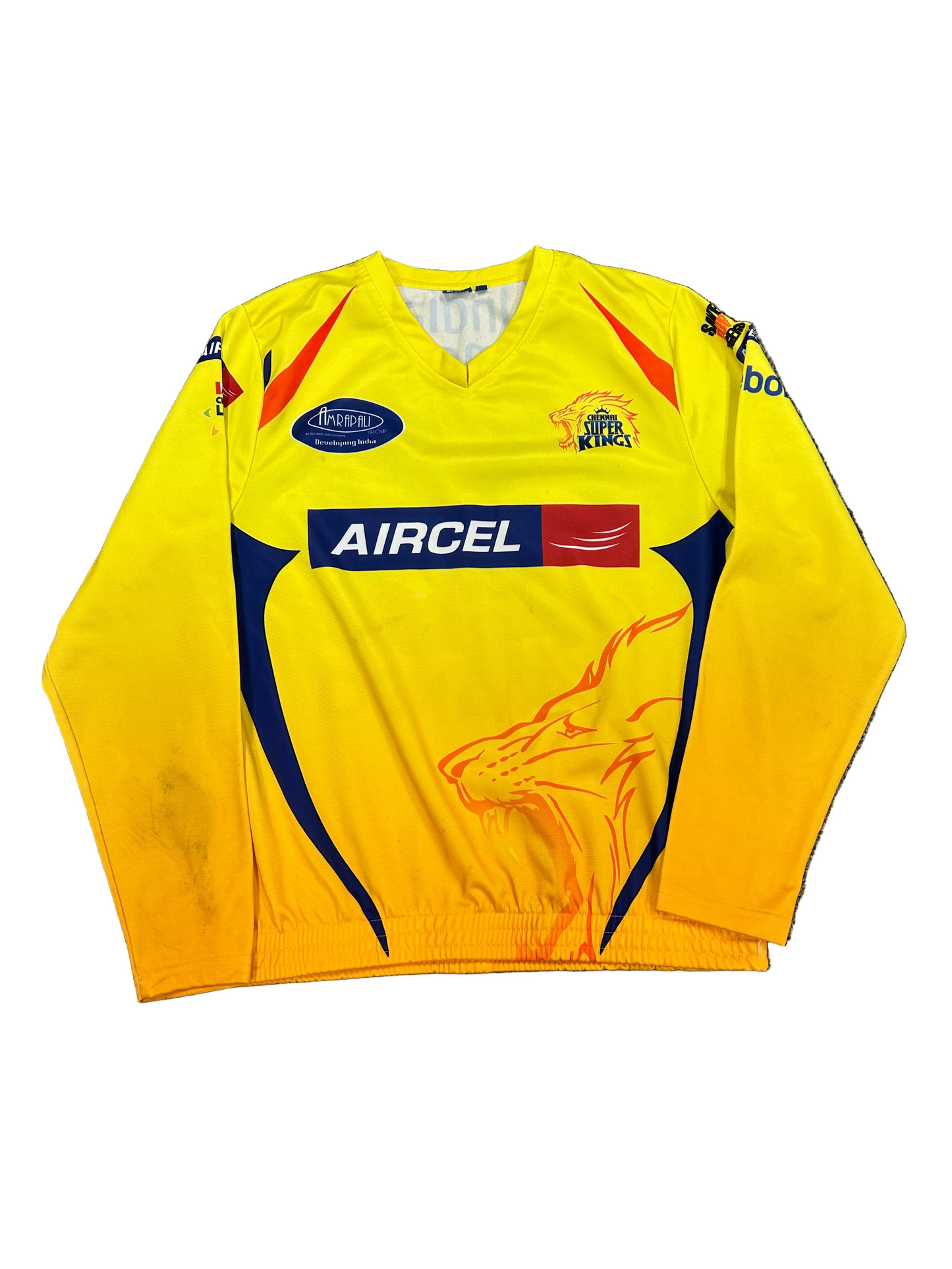 Thilan Thushara Chennai Super Kings 2010 IPL/CLT20 Match Worn LS Playing Jumper