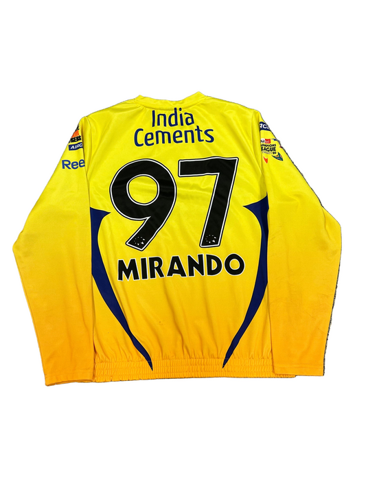 Thilan Thushara Chennai Super Kings 2010 IPL/CLT20 Match Worn LS Playing Jumper