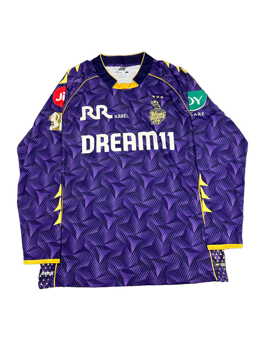 Kolkata Knight Riders 2025 IPL Player Issue LS Playing Shirt