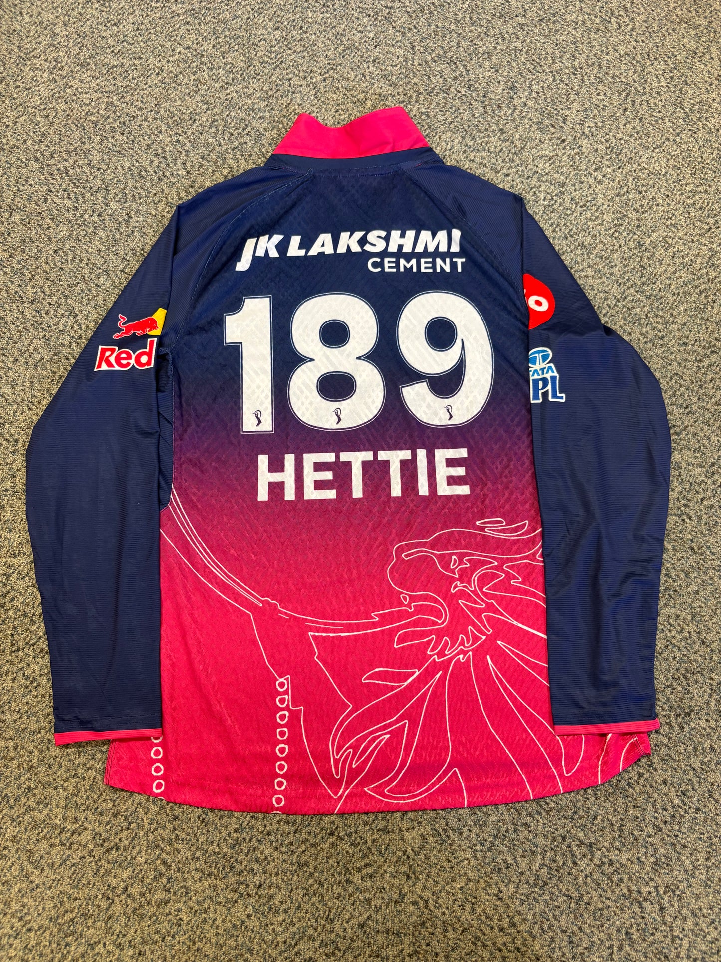 Shimron Hetmyer Rajasthan Royals 2026 IPL Match Issue LS Playing Shirt