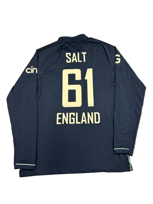 Phil Salt England 2022 ODI Match Worn LS Playing Shirt