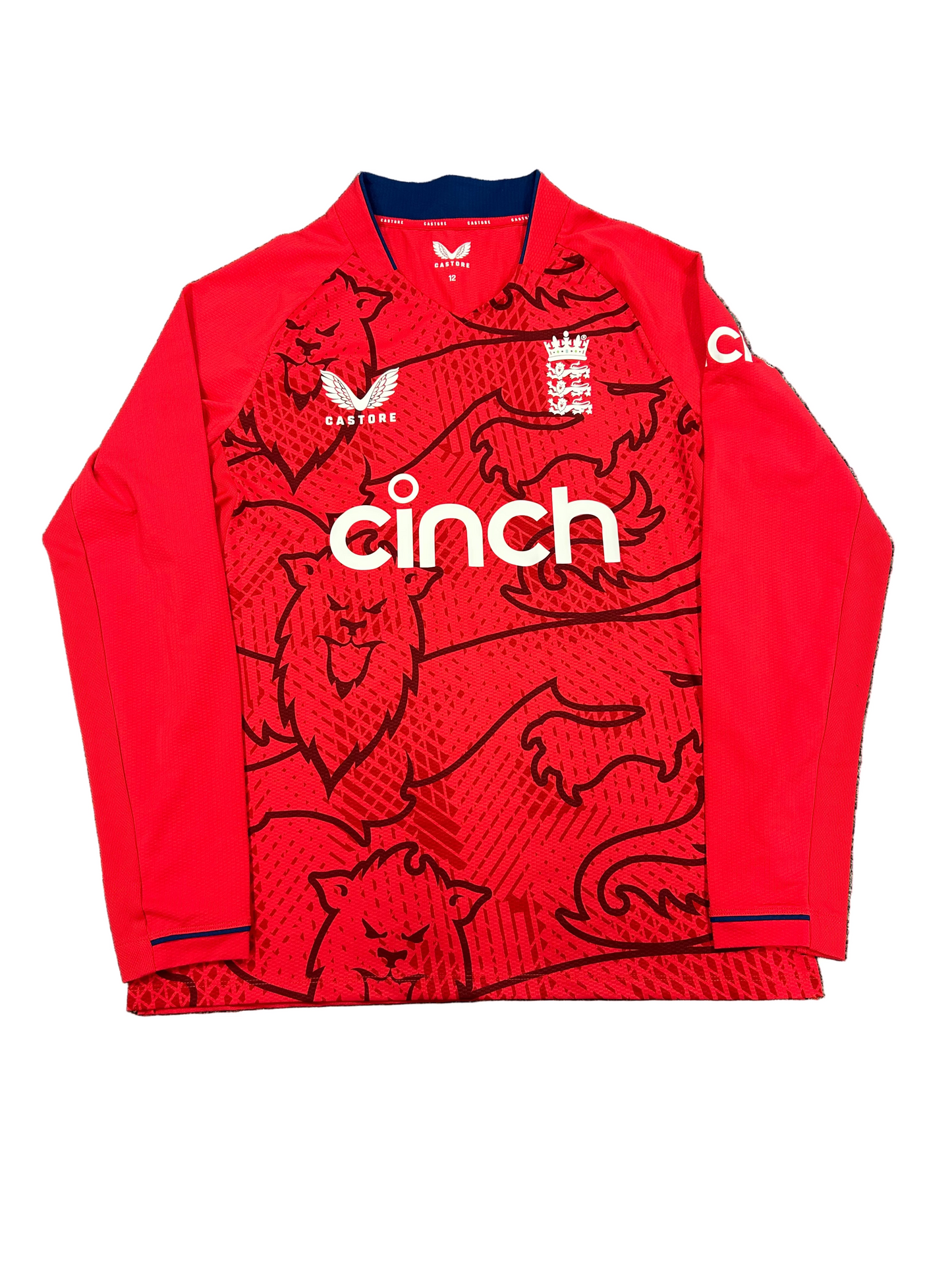 Charlie Dean England Women 2022 T20 Match Worn and Signed LS Playing Shirt
