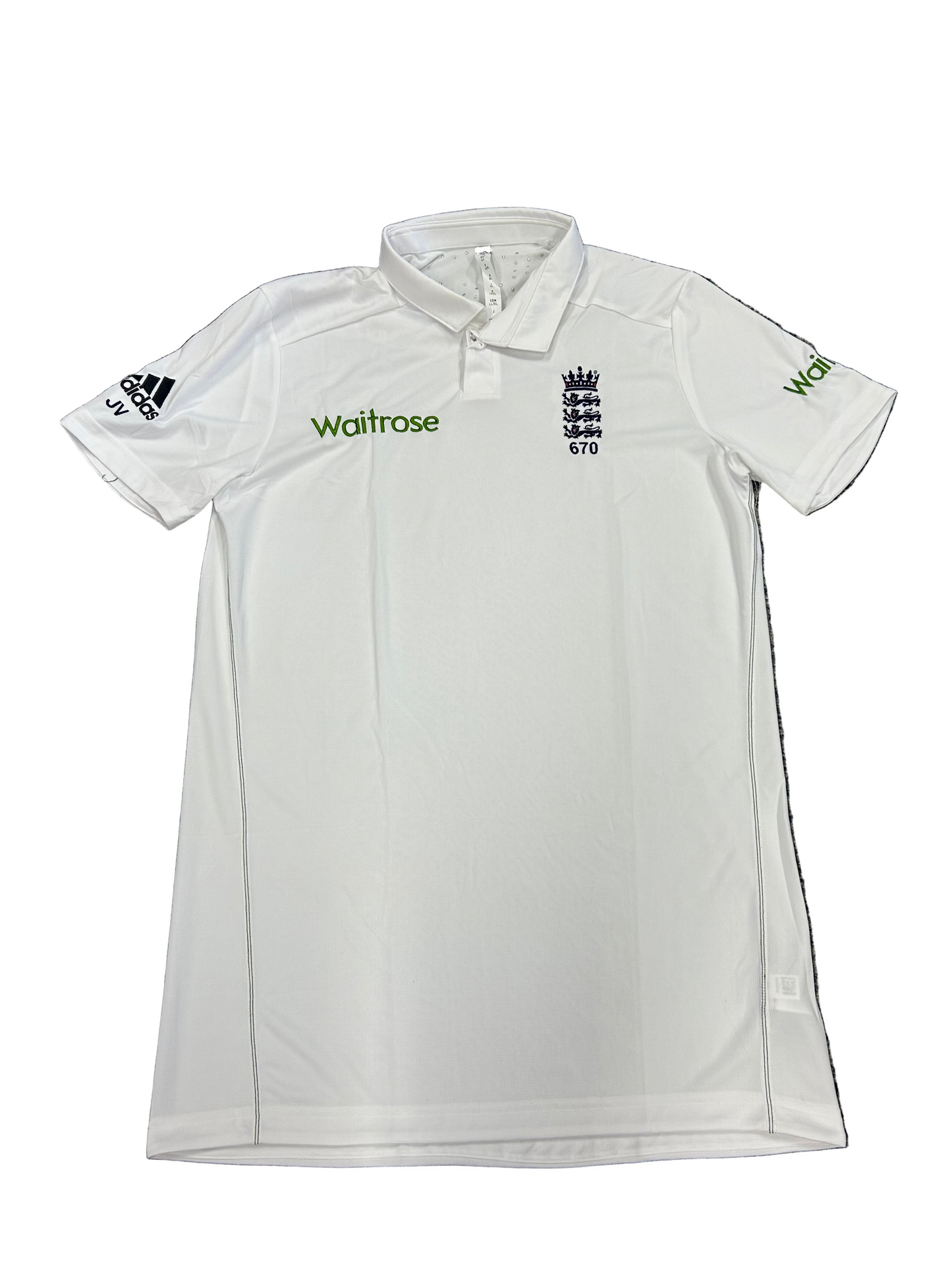 James Vince England 2016 Test Match Worn SS Playing Shirt