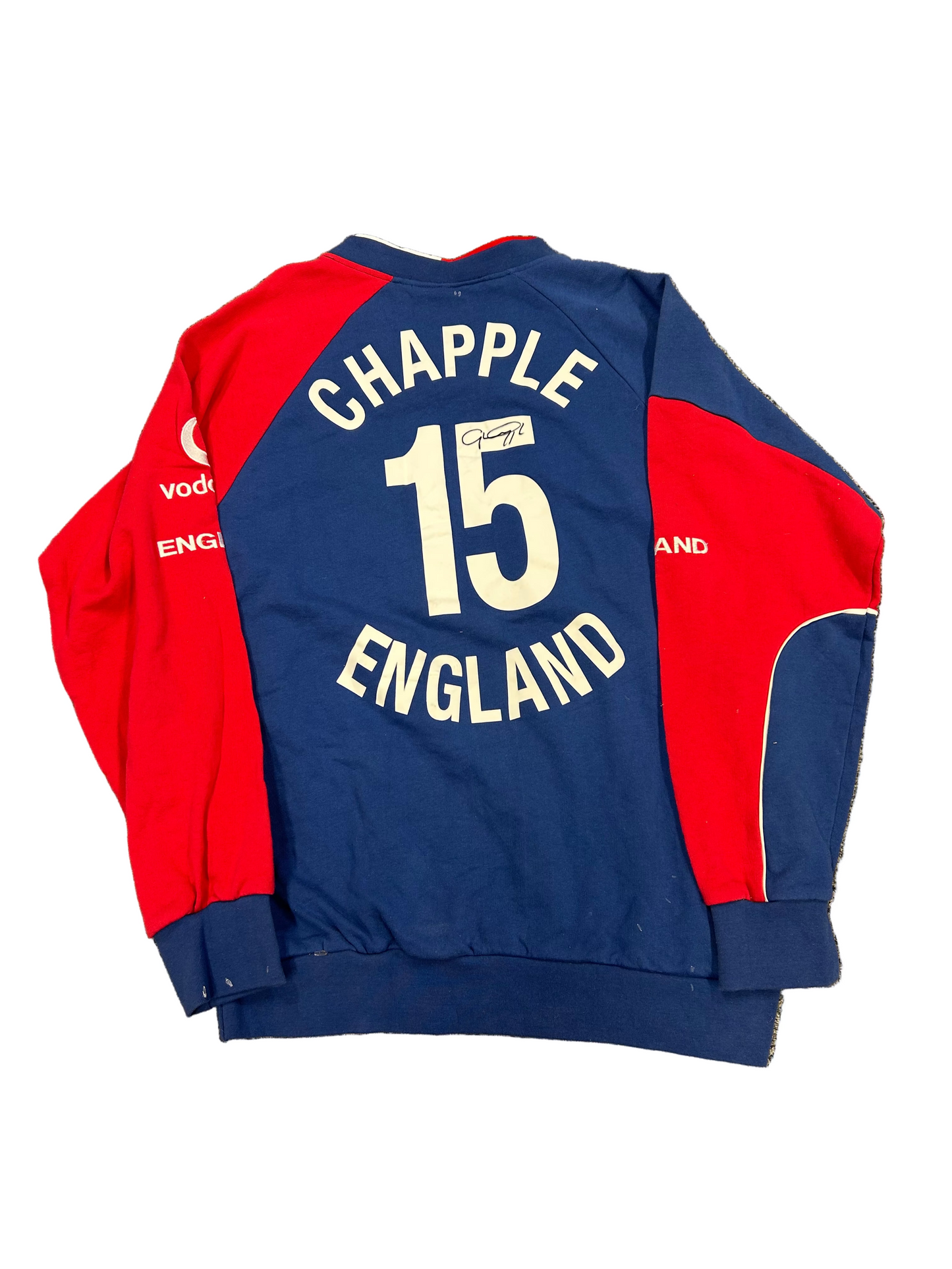 Glen Chapple England 2006 ODI Signed Match Issue LS Playing Jumper