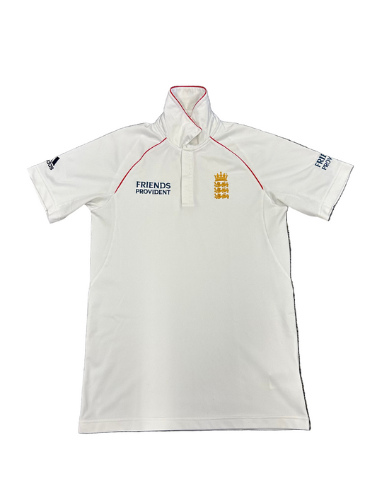 England U19s 2009 Test Match Worn SS Playing Shirt