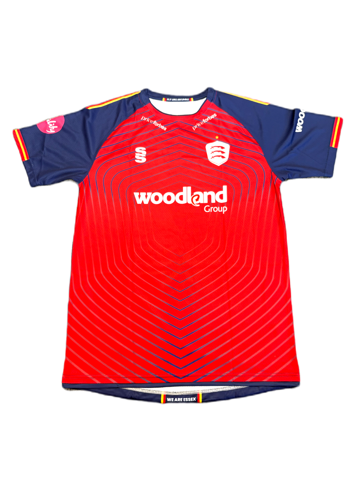 Dean Elgar 2026 Essex T20 Match Issue SS Playing Shirt