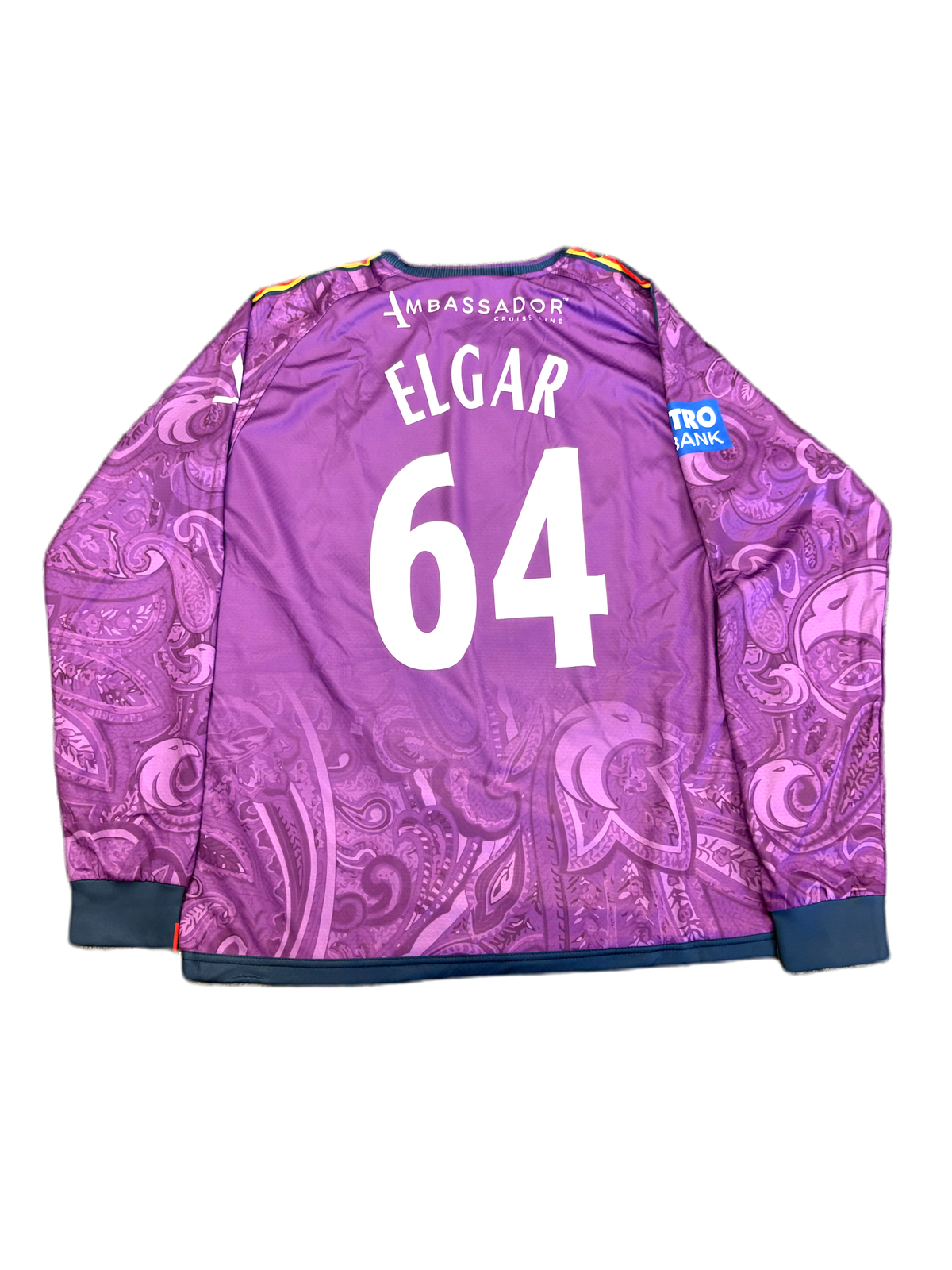 Dean Elgar 2026 Essex MB50 Match Issue LS Playing Jumper