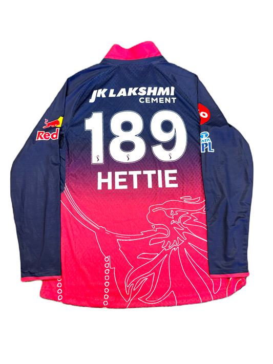 Shimron Hetmyer Rajasthan Royals 2026 IPL Match Issue LS Playing Shirt