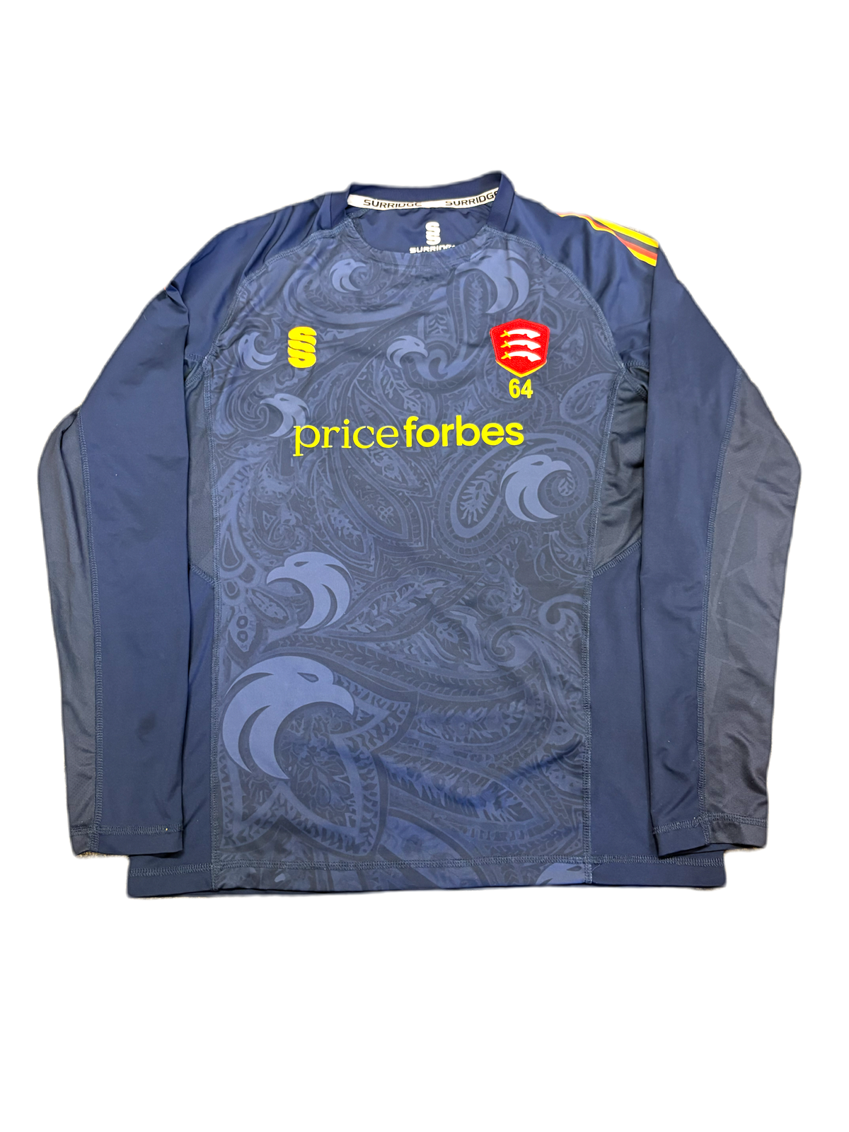 Dean Elgar Essex 2026 Player Issue LS Training T-Shirt