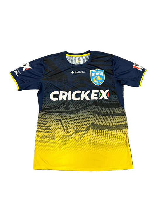 St Lucia Kings 2024 CPL Player Issue SS Training T-Shirt