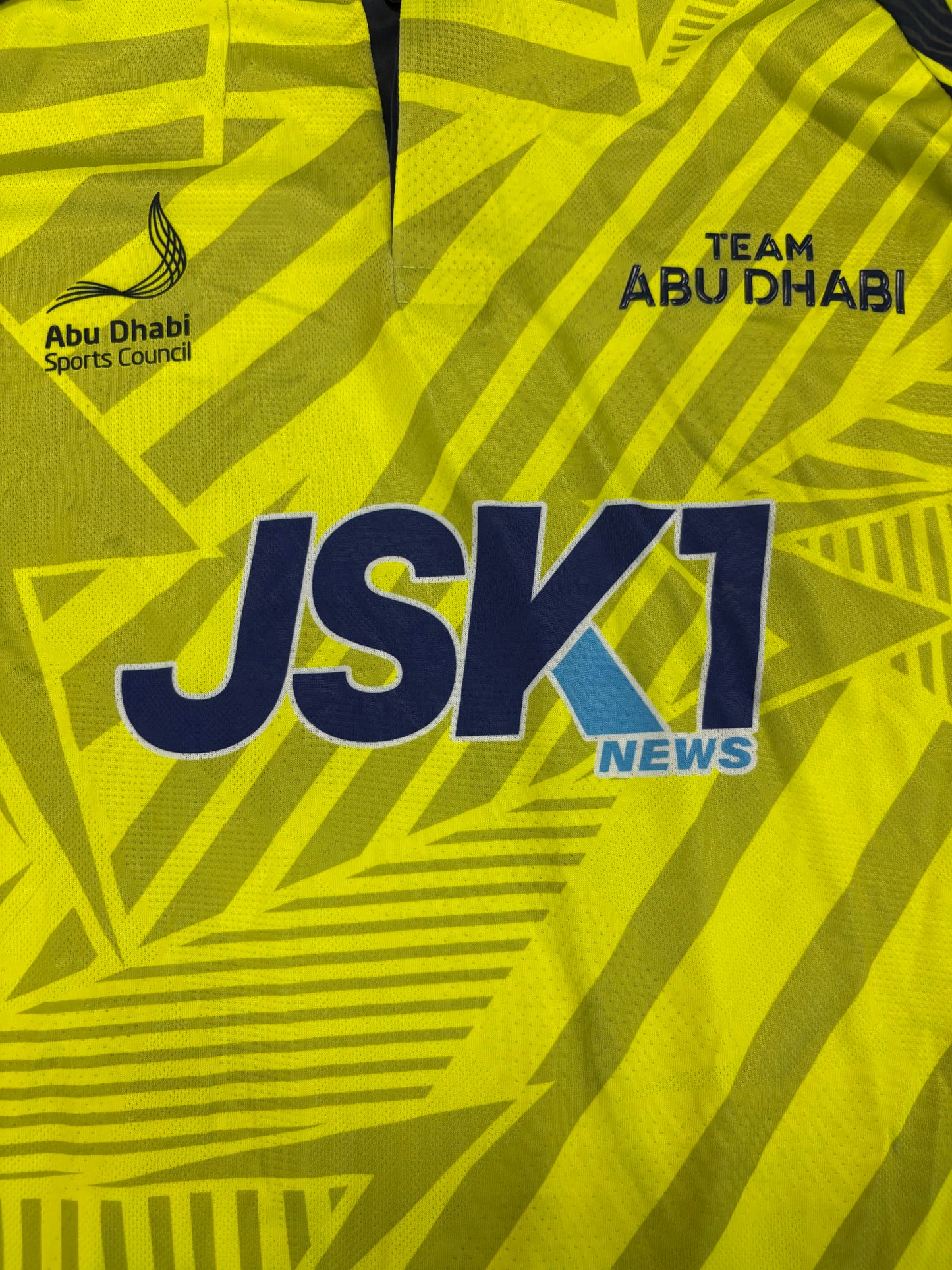 Leus Du Plooy Team Abu Dhabi 2024 ABDT10 Match Worn LS Playing Shirt