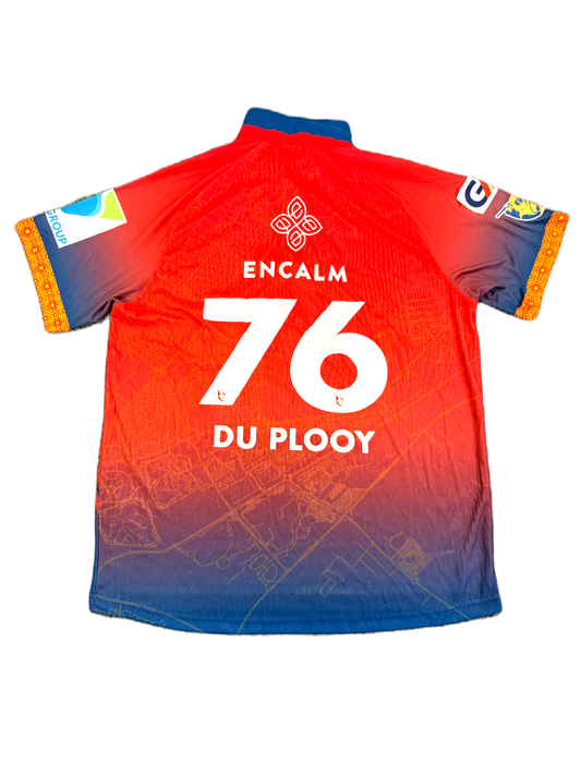 Leus Du Plooy Dubai Capitals ILT20 2025 Match Worn SS Playing Shirt