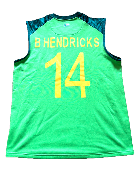 Beuran Hendricks South Africa 2021 Match Worn ODI Playing Pullover