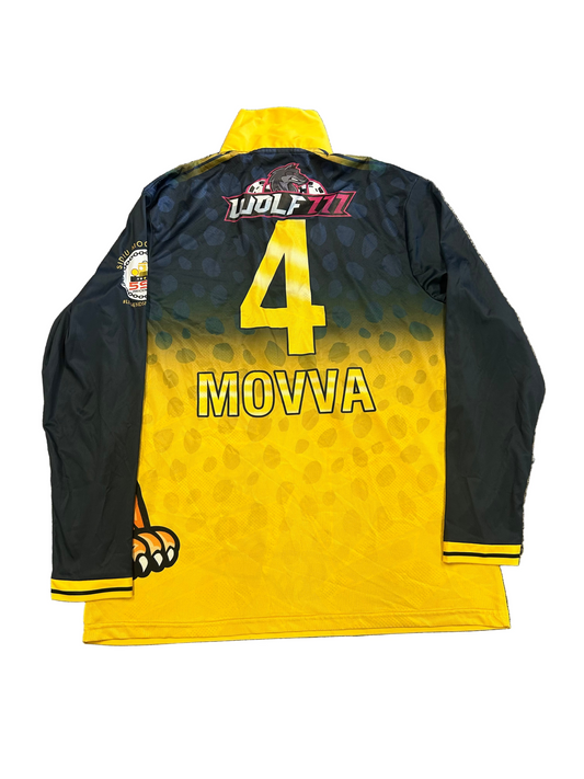 Shreyas Movva Surrey Jaguars 2024 GT20 Match Worn LS Playing Shirt