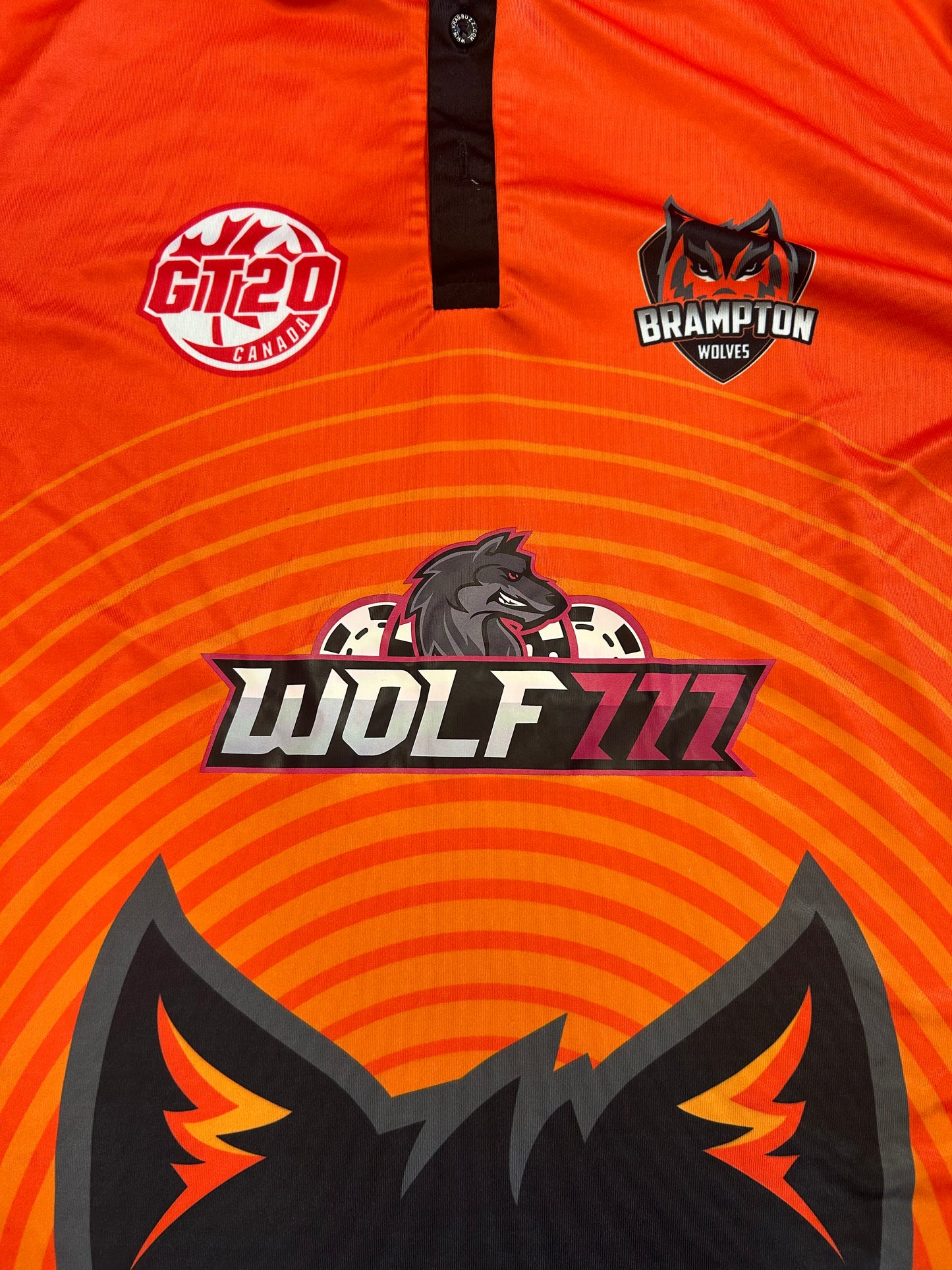 Jack Jarvis Brampton Wolves 2024 GT20 Match Worn SS Playing Shirt