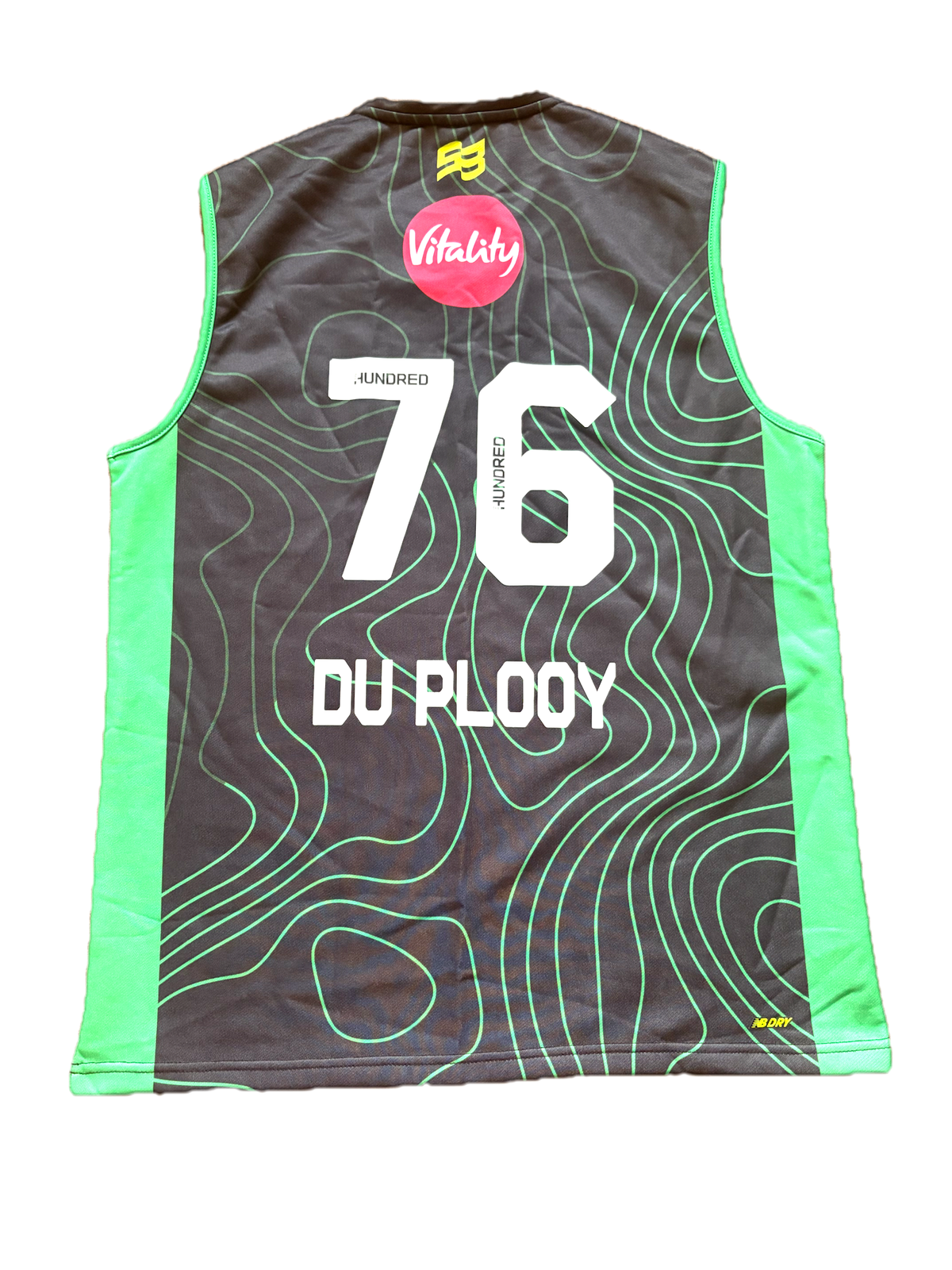 Leus Du Plooy Southern Brave 2025 Hundred Match Worn Playing Pullover