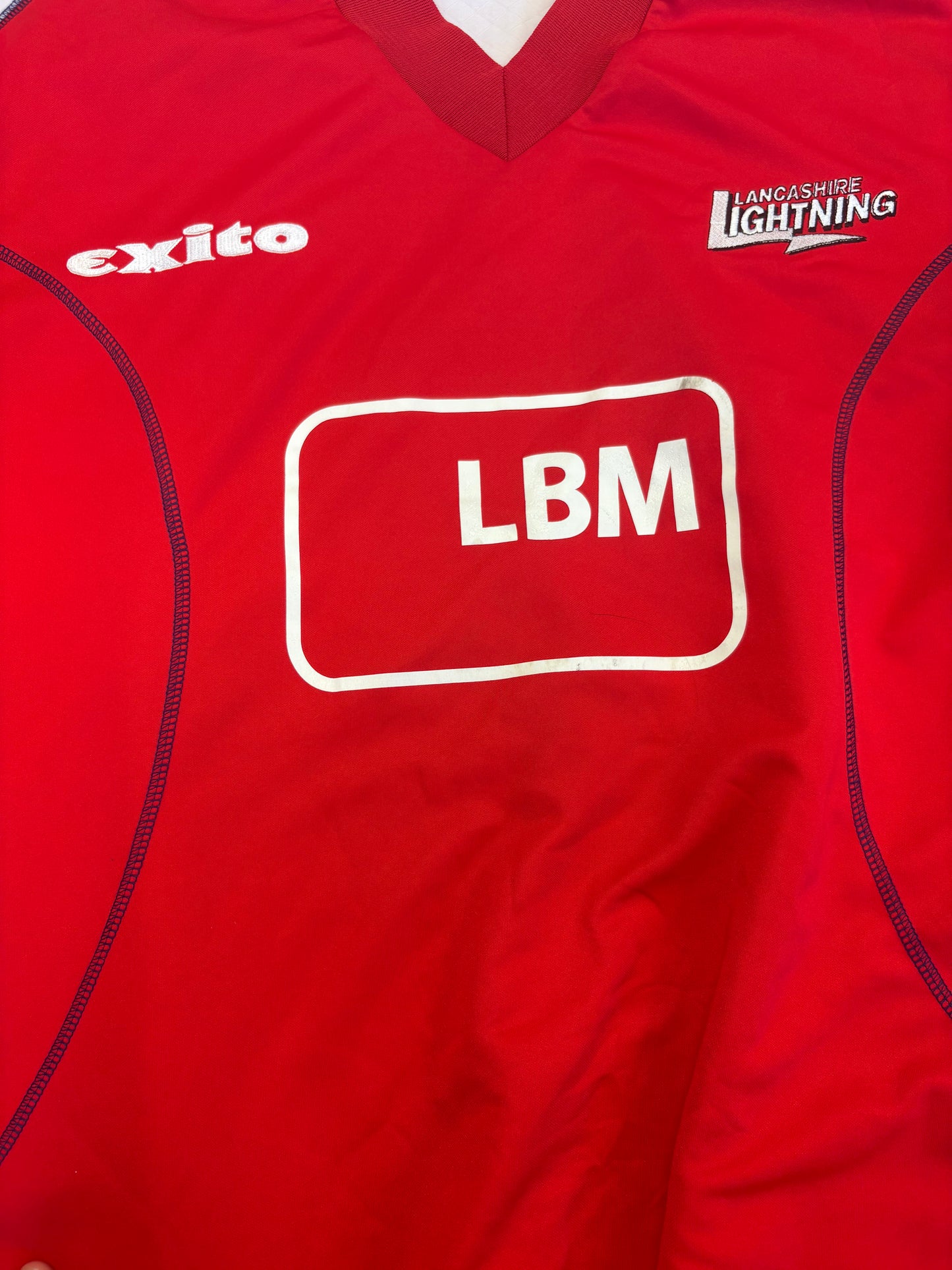 Andrew Flintoff Lancashire Lightning 2005 Retro Totesport League Match Worn LS Playing Jumper
