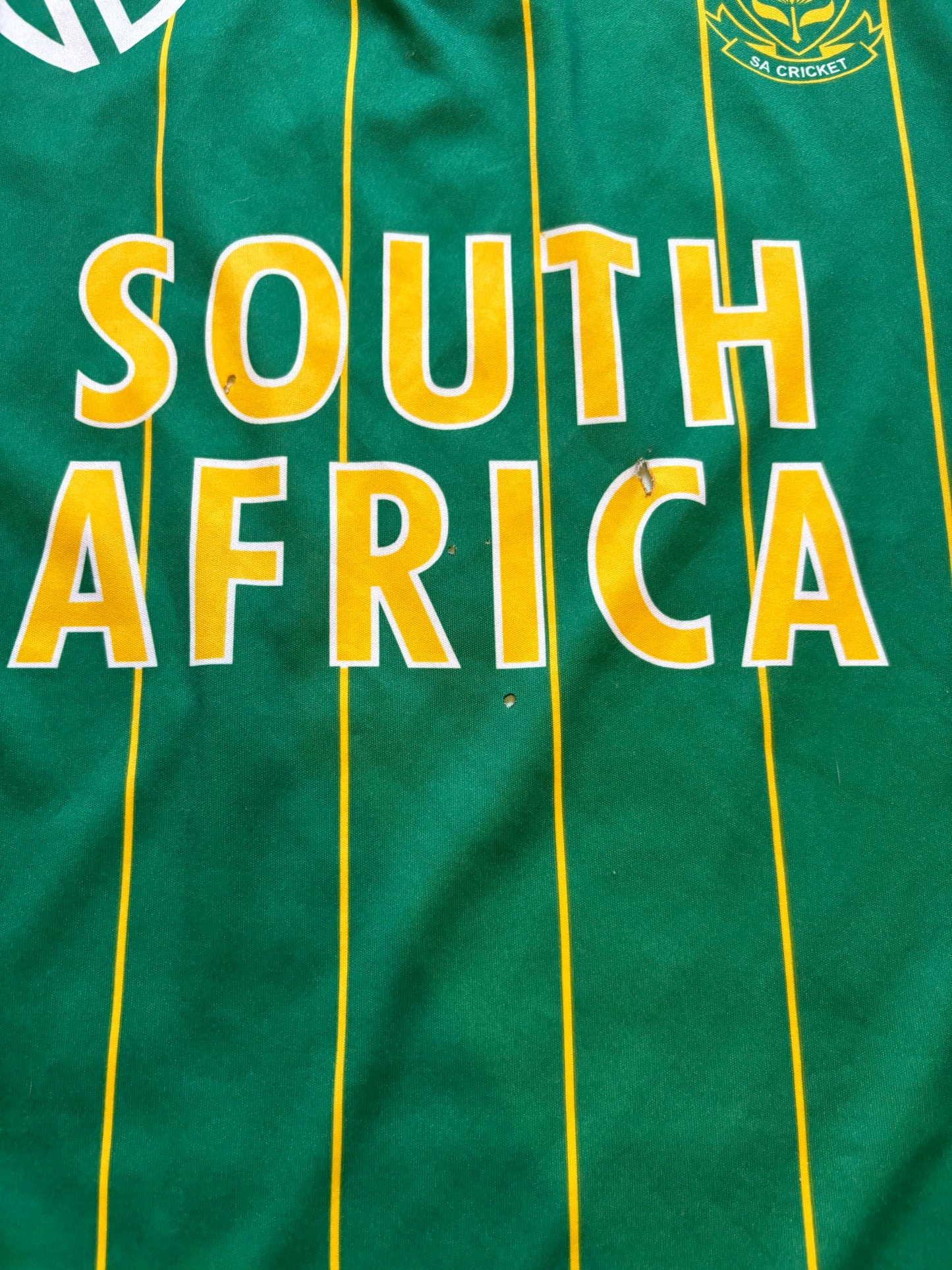 Vernon Philander South Africa 2007 ODI Match Worn SS Playing Shirt