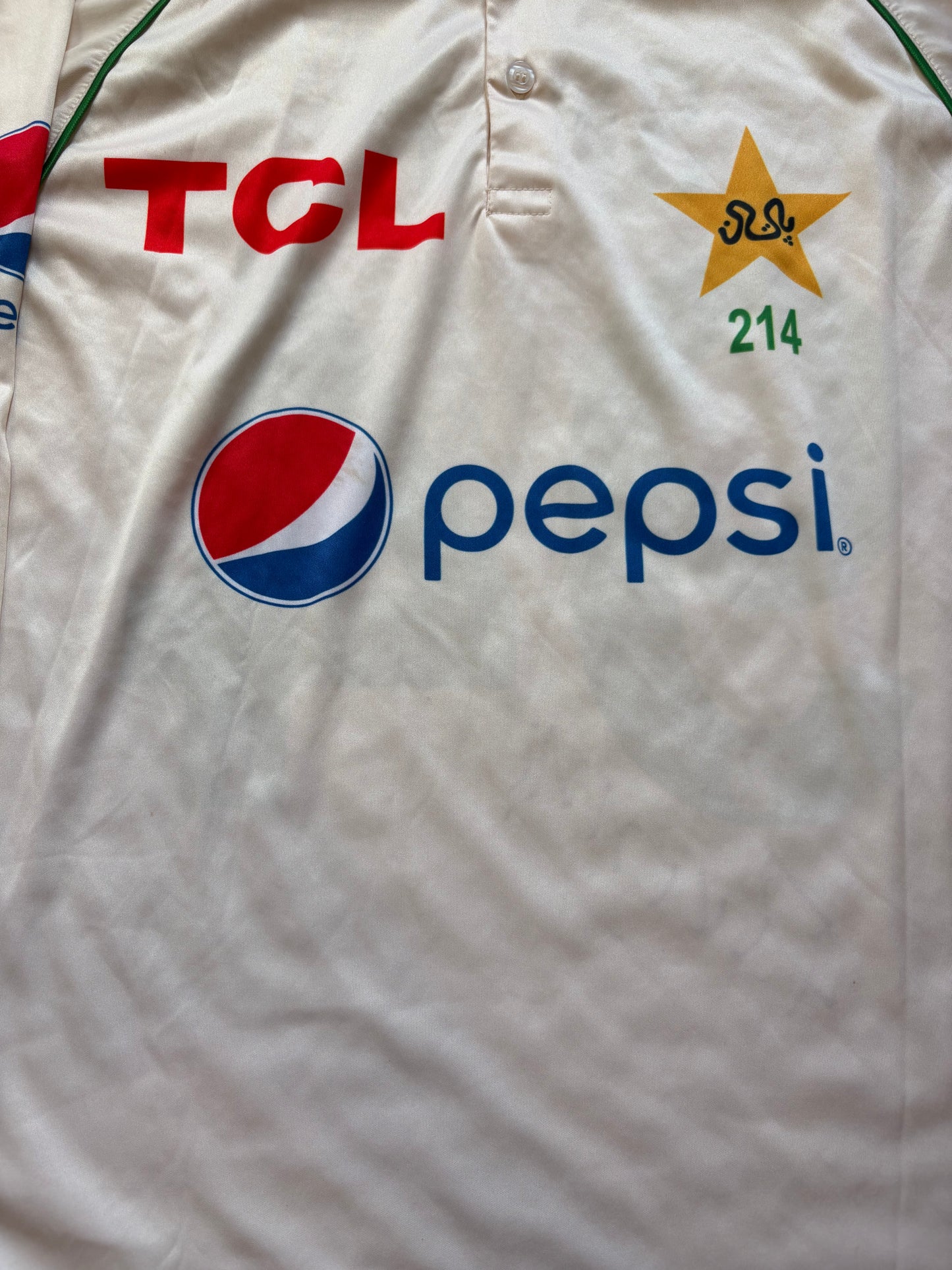 Shan Masood Pakistan 2024 Test Match Worn And Signed LS Playing Shirt