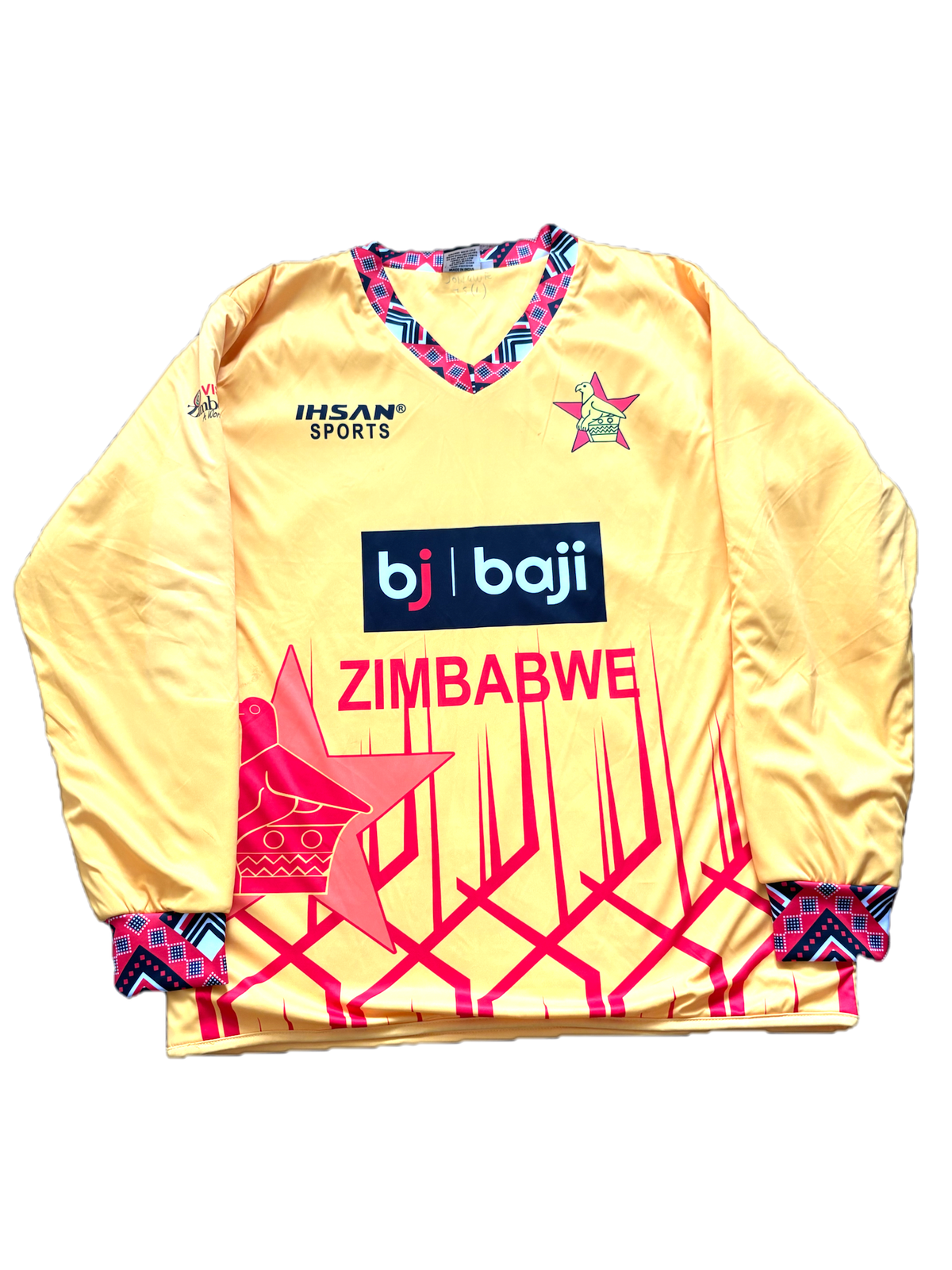 Luke Jongwe Zimbabwe 2024 T20 Match Worn LS Playing Jumper