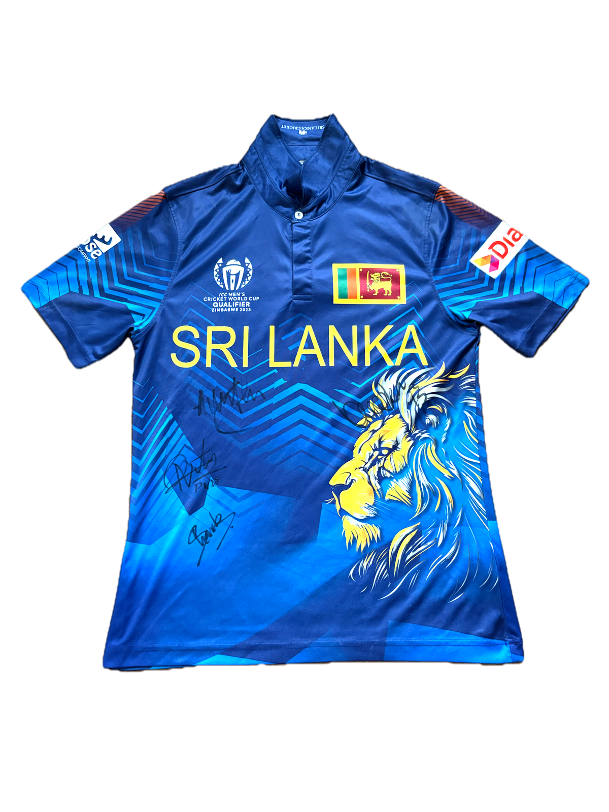 Matheesha Pathirana Sri Lanka 2023 ODI World Cup Qualifier Signed Match Worn SS Playing Shirt