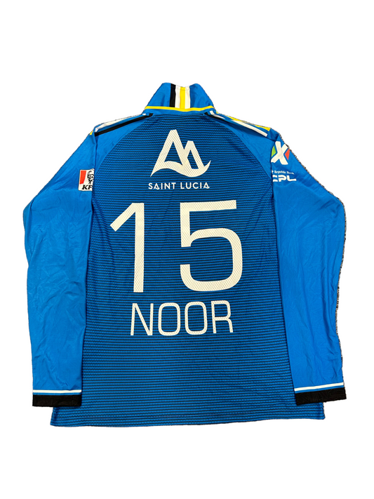 Noor Ahmad St Lucia Kings 2024 CPL Player Issue LS Playing Shirt