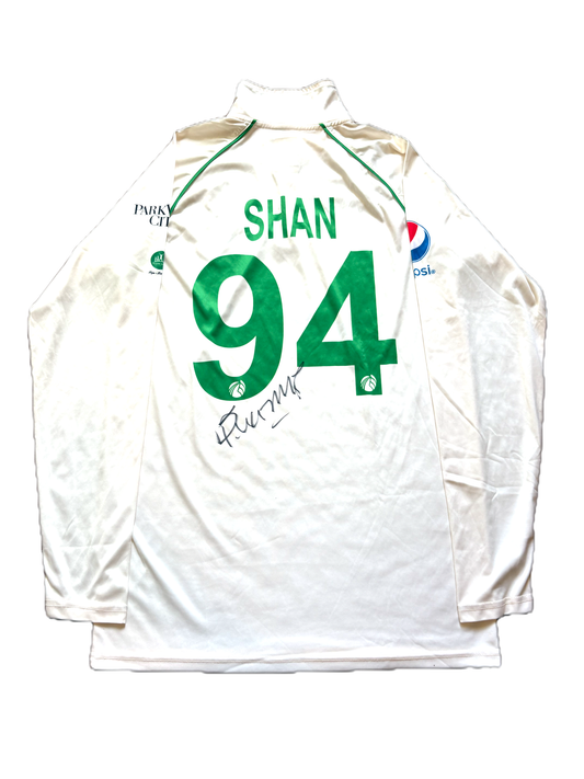 Shan Masood Pakistan 2024 Test Match Worn And Signed LS Playing Shirt