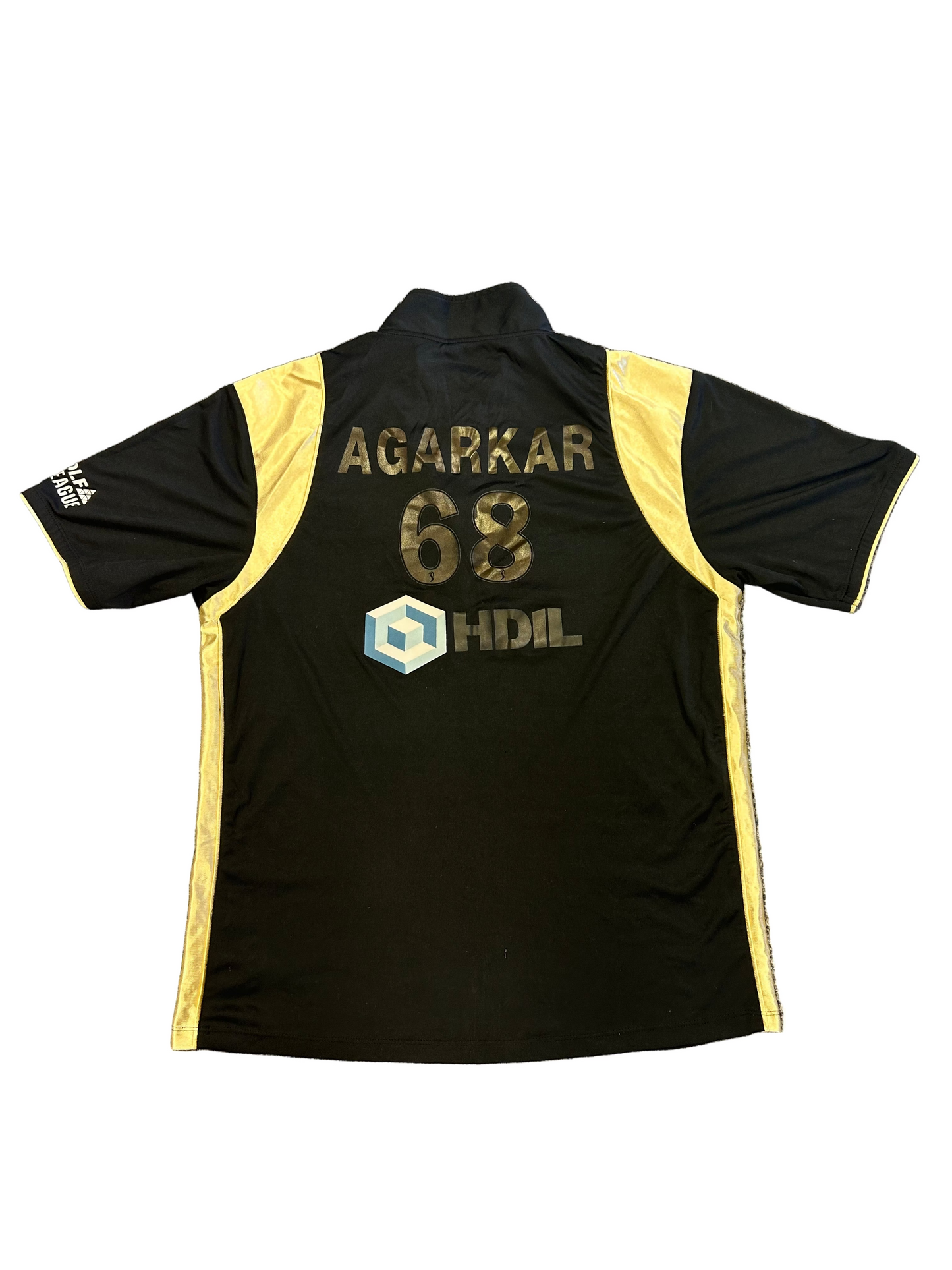 Ajit Agarkar Kolkata Knight Riders 2008 IPL Match Worn SS Playing Shirt