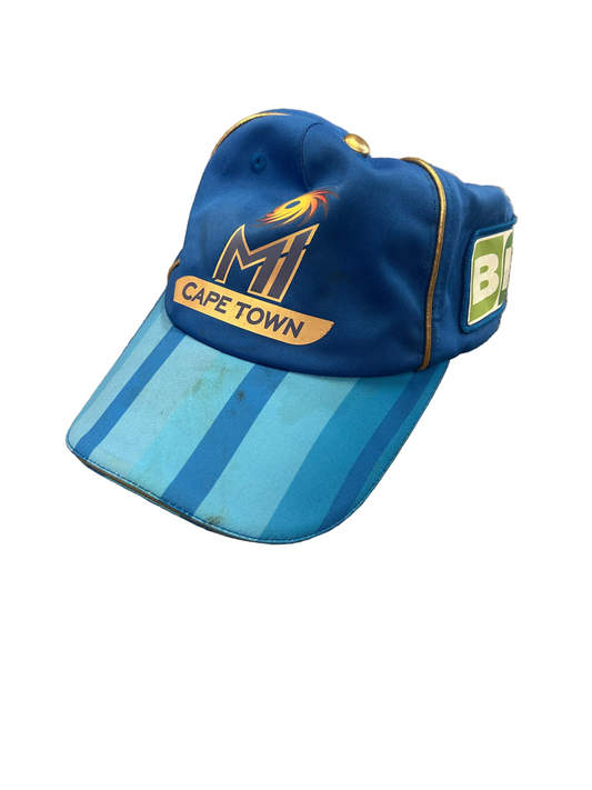 Mumbai Indians Cape Town 2023 SA20 Match Worn Playing Hat
