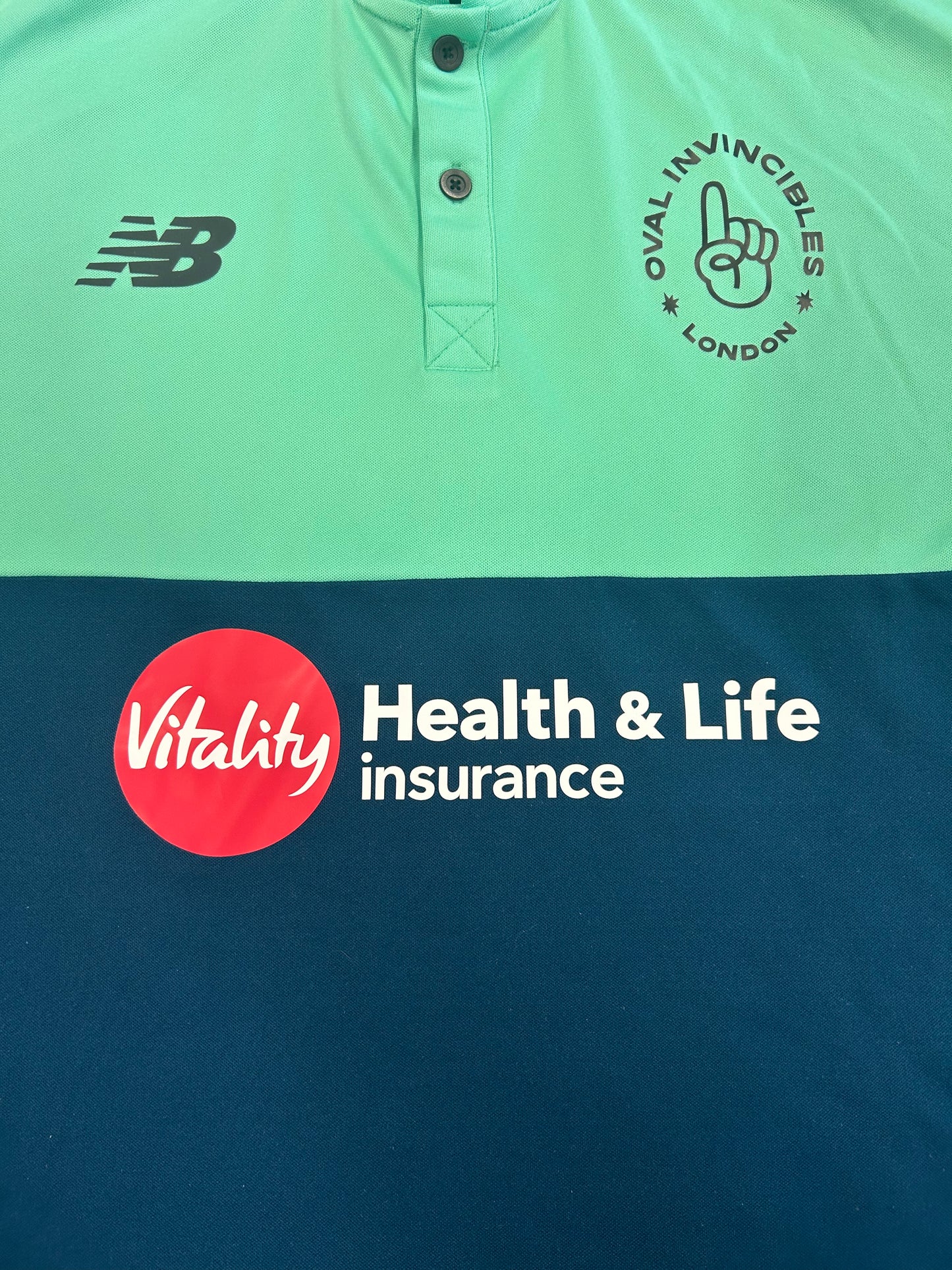 Oval Invincibles 2024 Player Issue SS Training Polo Shirt