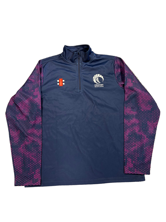 Scotland 2025 Player Issue 1/4 Zip Training Fleece