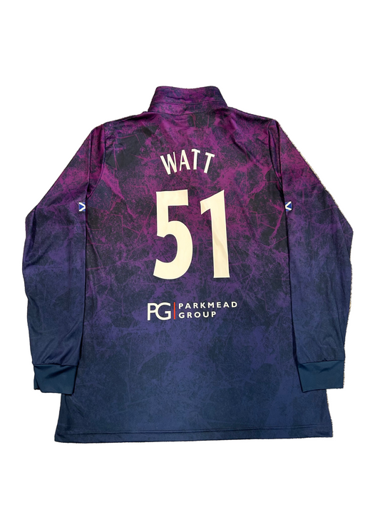 Mark Watt Scotland 2025 T20 Match Worn LS Playing Shirt