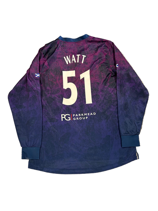 Mark Watt Scotland 2025 T20 Match Worn LS Playing Jumper