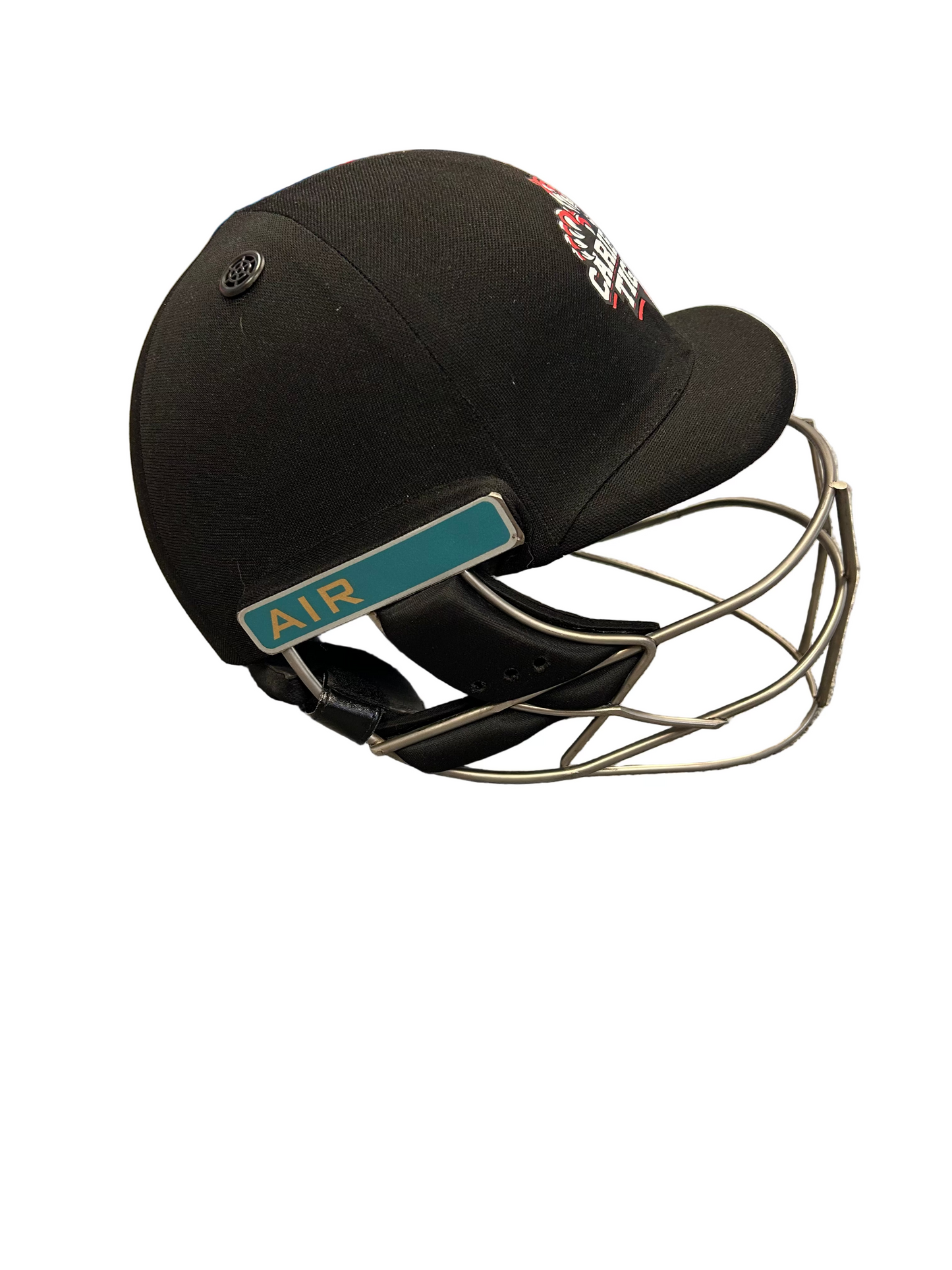 Caribbean Tigers Max60 Shrey Air Titanium Match Used Cricket Helmet