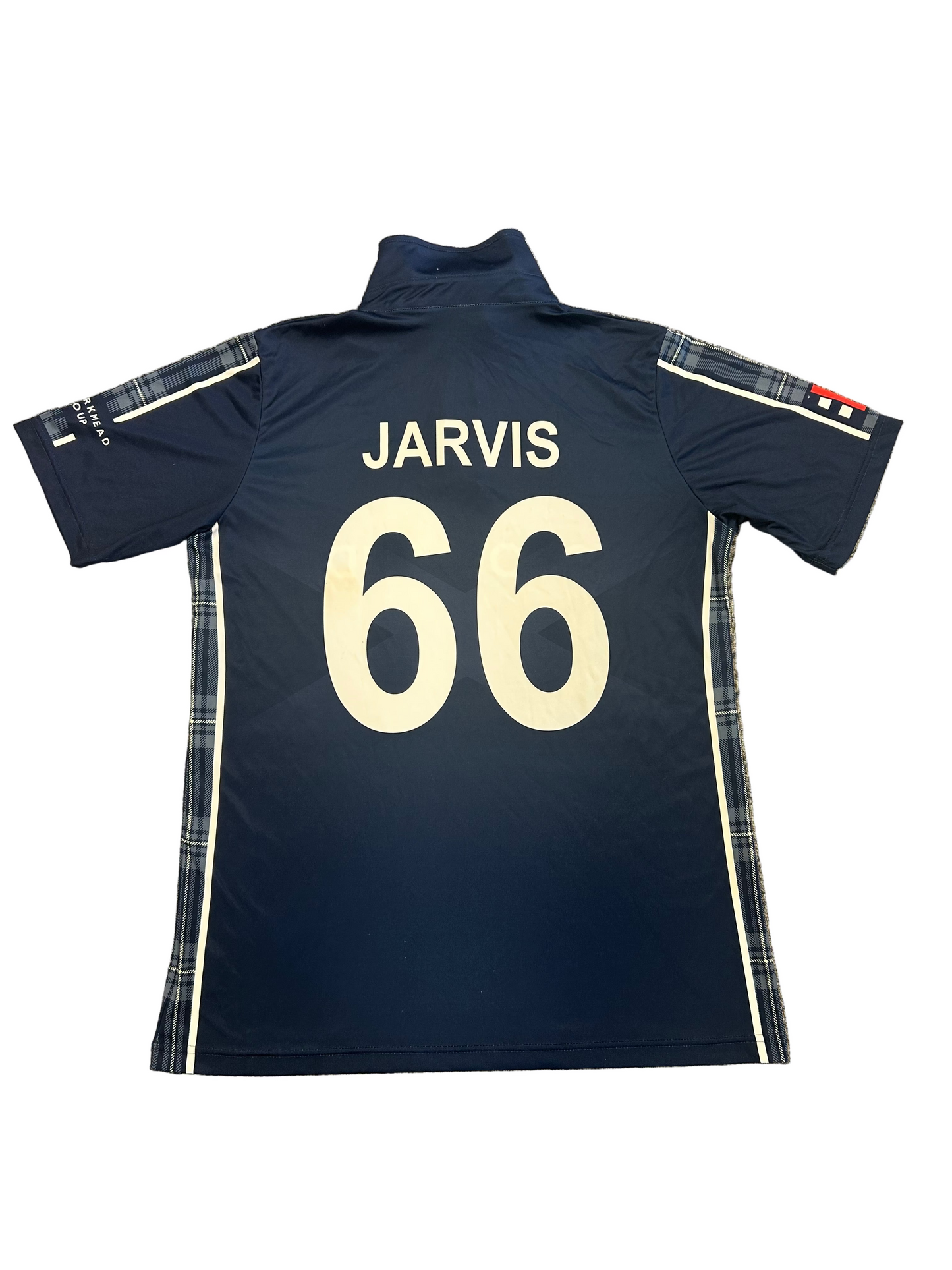 Jack Jarvis Scotland U19s 2022 ODI CWC Match Worn SS Playing Shirt