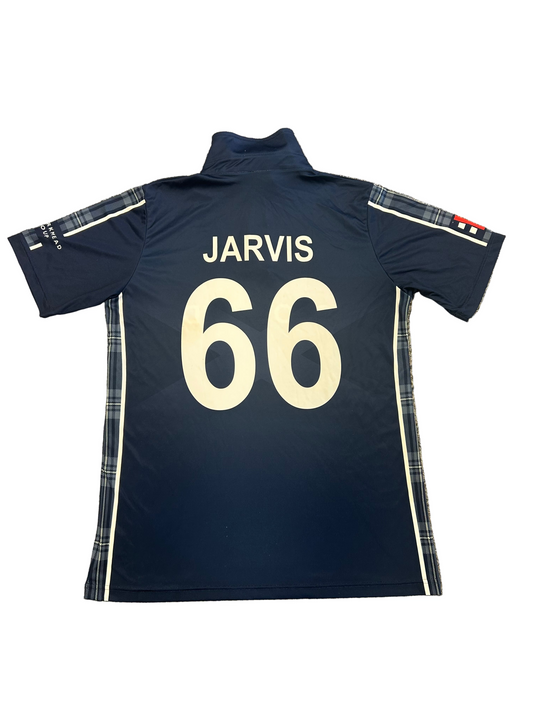 Jack Jarvis Scotland U19s 2022 ODI CWC Match Worn SS Playing Shirt