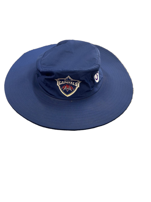 Delhi Capitals 2023 IPL Match Issue Wide Brim Playing Hat