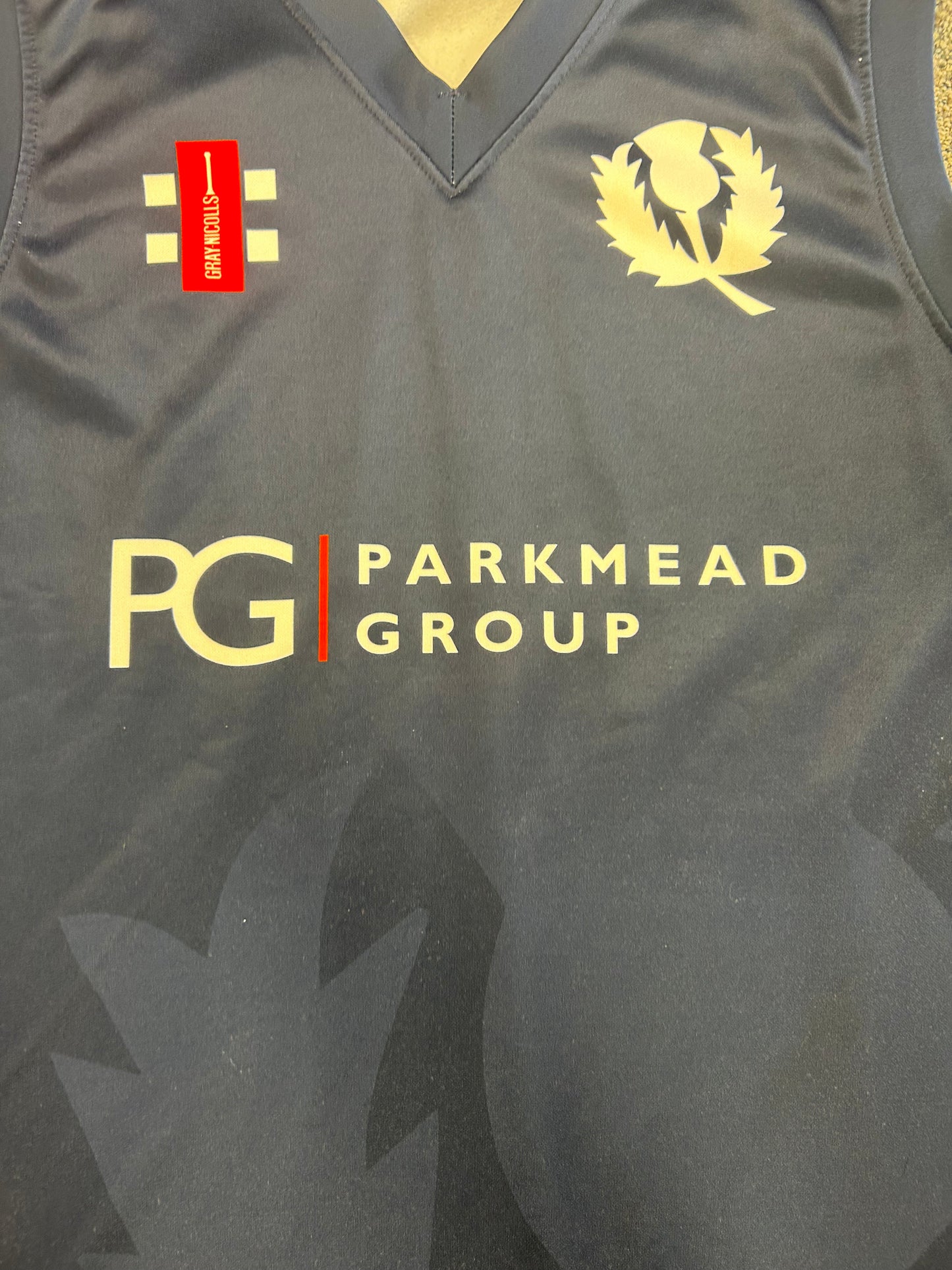 Oli Hairs Scotland T20 Match Worn Playing Pullover