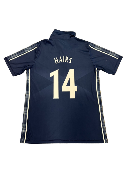 Oli Hairs Scotland 2022 T20 Match Worn SS Playing Shirt