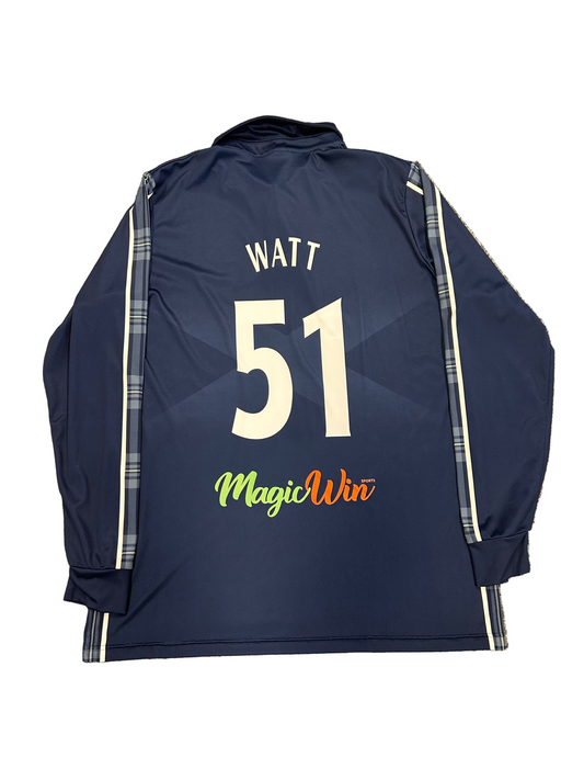 Mark Watt Scotland 2024 T20 Match Worn LS Playing Shirt