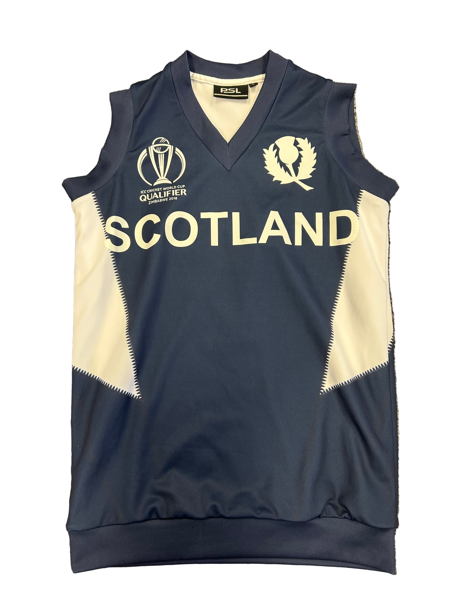 Matthew Cross Scotland 2018 ODI World Cup Qualifier Match Worn Playing Pullover