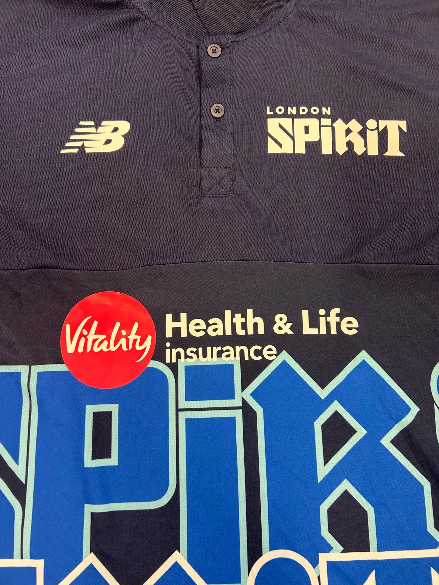 London Spirit 2025 Player Issue Training Polo Shirt