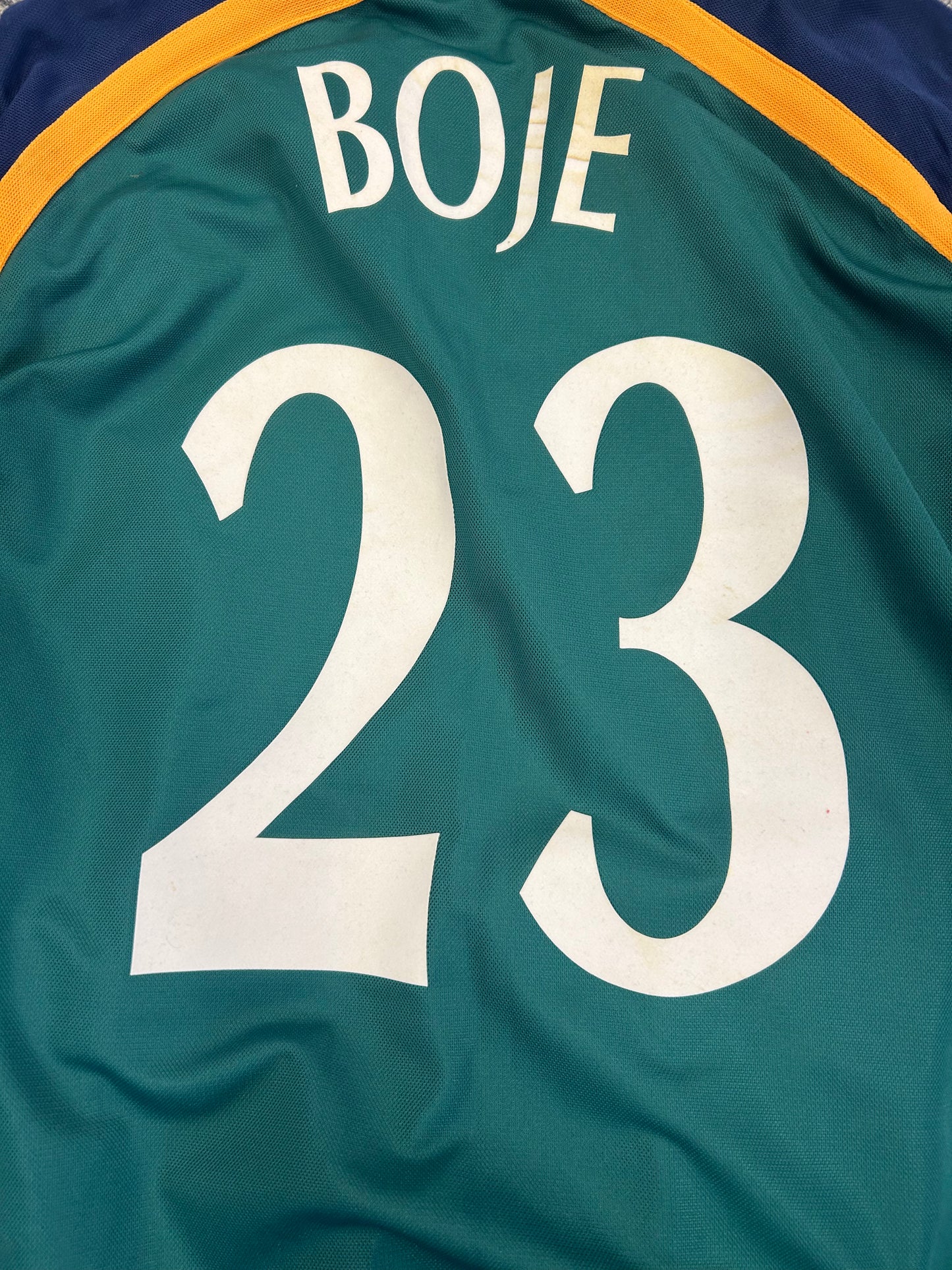 Nicky Boje Nottinghamshire 2002 Match Worn And Signed Playing Pullover