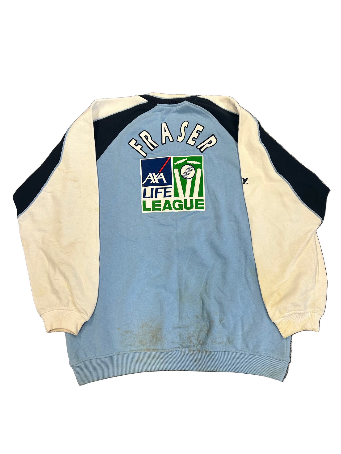 Angus Fraser Middlesex Axa League Match Worn And Signed LS Playing Jumper